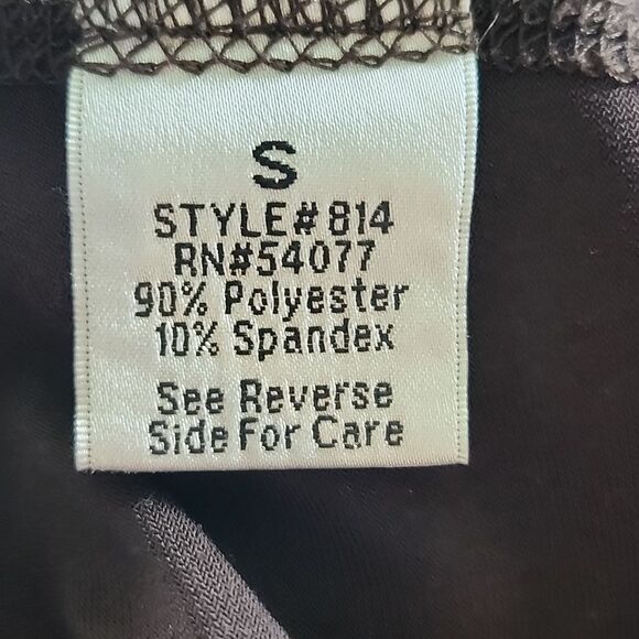 CAbi Style #814 Wide Leg Mid Rise Dark Chocolate Brown Capri Pants, S - Picture 5 of 6